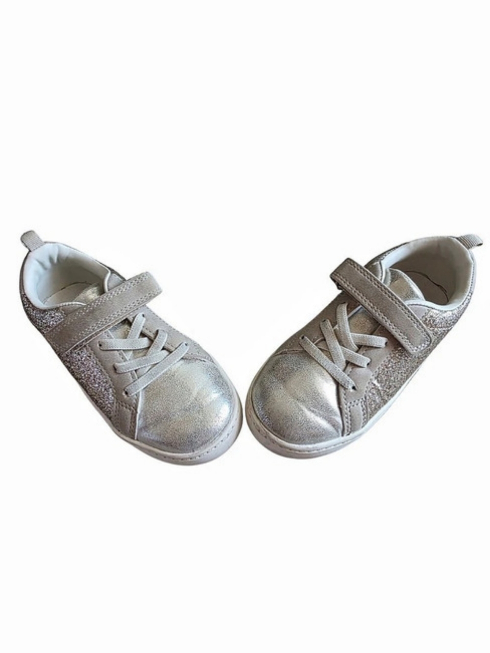 Toddler Glitter Sneakers Gold Baby 10
